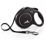 Flexi New Classic Tape Black S 5m Cene