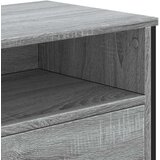 TV ormarić siva boja hrasta 122 x 34 x 41 cm konstruirano drvo | shoptok.hr