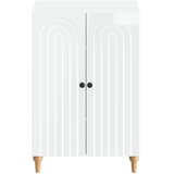  Ormar za cipele ALKMAAR 59 5 x 39 5 x 90 cm Konstruirano drvo - Bijela visokog sjaja | shoptok.hr