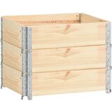  Okviri za palete 3 kom 60 x 80 cm od masivne borovine | shoptok.hr
