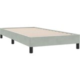 Box Spring krevet bez madraca svijetlo sivi 90x210 cm samt | shoptok.hr