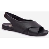 Zazoo Ladies leather sandals black 40407 | Shoptok.si