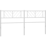 vidaXL Kovinsko vzglavje belo 200 cm | Shoptok.si