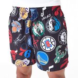 New Era muški šorts nba all over print black shorts