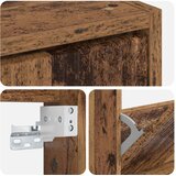  Ormar za cipele na zidu HOORN 71 x 17 x 43 cm Konstruirano drvo | shoptok.hr