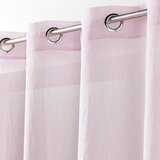 Douceur d intérieur Rožnata prosojna zavesa 140x240 cm Telma – | Shoptok.si