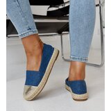 Gemre Blue and gold glittery espadrilles Surana | shoptok.hr