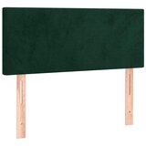  Uzglavlje tamnozeleno 100x5x78/88 cm baršunasti | shoptok.hr