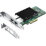 E-green PCI-Express x4 kontroler na 2-porta 10 Gigabit Ethernet (Intel x 550) Cene