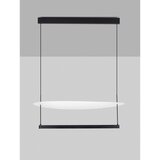 Nova Luce Bijela/mat crna LED viseća svjetiljka aluminijska s mogućnosti zatamnjivanja ø 80 cm Diona – | shoptok.hr