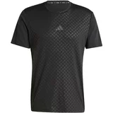 Adidas Tehnička sportska majica 'Power' tamo siva / crna