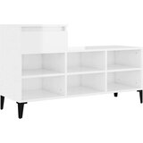 Ormarić Omarica za čevlje visok sijaj bela 102x36x60 cm inženirski les, (20709793) | Shoptok.si