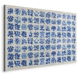  Slika - Azulejos tiles – traditional Portuguese ceramic tiles 90x60 Na talijanskom platnu | shoptok.hr