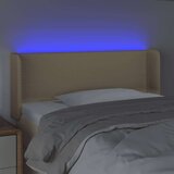  Posteljno vzglavje krem 83x16x78/88 cm blago, (20735550) | Shoptok.si