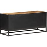 TV ormarić 90x30x40 cm od grubog drva manga i prirodne trske | shoptok.hr