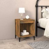  Nočna omarica 2 kosa dimljeni hrast 40x35x50 cm, (20731004) | Shoptok.si