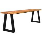  Klupa sa živim rubom 160 cm od masivnog bagremovog drva | shoptok.hr