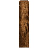 vidaXL Okvir za kamin dimljeni hrast 81x18x82 cm inženirski les | Shoptok.si