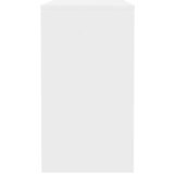 vidaXL Radni stol visoki sjaj bijeli 90 x 40 x 72 cm od iverice | shoptok.hr
