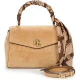 Ročne torbice FARRAH SOFT SATCHEL SMALL Bež