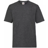 Fruit Of The Loom Grey Cotton T-shirt