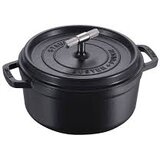 Staub La Cocotte Buster & Punch 24 cm rund, schwarz, Gusseisen Cijene