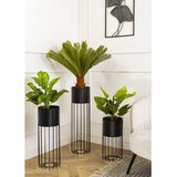 Metalna saksija LOFT 70x20 cm crna | Eponuda.com