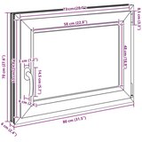  Prozor za podrum RISOR Bijeli 80 x 70 cm PVC i staklo - Bijeli 80 x 70 cm (trostruki sloj) Naginjanje i okretanje desno | shoptok.hr