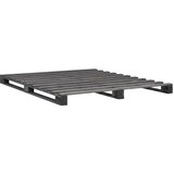  Okvir za krevet od paleta od masivne borovine sivi 160 x 200 cm | shoptok.hr