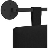  Držeće uzglavlje Zidne Crna 190 x 55 x 5 cm tkanina - Crna 180 cm bez LED | shoptok.hr