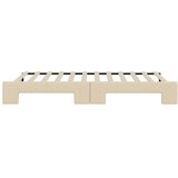  Dnevni krevet na razvlačenje krem 100 x 200 cm od tkanine | shoptok.hr