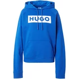 Hugo Blue Sweater majica 'Dariane' kraljevsko plava / bijela