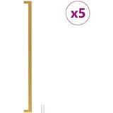  Ručke za ormarić 5 kom zlatne 480 mm od nehrđajućeg čelika | shoptok.hr