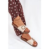 Boto Women's sandals on cork platform with buckle beige Vianara | ePonuda.com