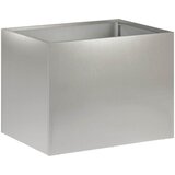  Vrtna saksija Srebrna 40 x 30 x 30 cm Nehrđajući čelik | shoptok.hr