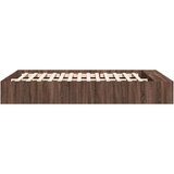  Okvir za krevet smeđi hrast 150 x 200 cm konstruirano drvo | shoptok.hr