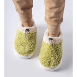 Gemre Green warm slippers with a covered heel Aurelio | Shoptok.si
