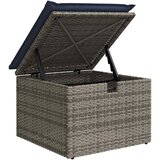  6-dijelni set vrtnih sofa poliratan i bagrem s jastucima sivi | shoptok.hr