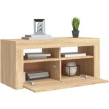 TV ormarić s LED svjetlima boja hrasta sonome 90 x 35 x 40 cm | shoptok.hr