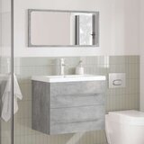  2-dijelni set kupaonskog namještaja siva boja betona drveni 60 x 38.5 x 48 cm | shoptok.hr