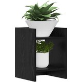  Stalak za biljke s policom 2 pcs Crni Hrast 30 x 30 x 40 cm | shoptok.hr
