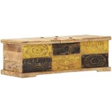  Klubska mizica 100x50x35 cm trden mangov les | Shoptok.si