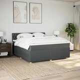  Okvir kreveta s oprugama i madrac svjetlosivi 180x200cm tkanina | shoptok.hr
