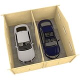 Male kuće GARAŽA KOTKA 595 × 595 cm – bez završnog krovnog pokrova | shoptok.hr