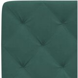 vidaXL Posteljni okvir z LED lučkami temno zelen 120x200 cm žamet, (21086702) | Shoptok.si