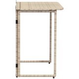  Sklopivi vrtni stol bež 90x51x75 cm poliratan | shoptok.hr