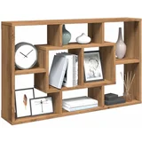 vidaXL Zidna polica Artisan hrast 85x16x52,5 cm izrađeno drvo