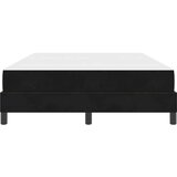 Box Postelja z vzmetnico z vzmetnico Črna 160 x 210 cm blago, (5000106467) | Shoptok.si