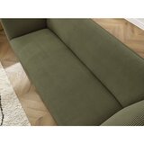 Bobochic Paris Zelena sedežna garnitura iz rebrastega žameta 242 cm Giorgia – | Shoptok.si