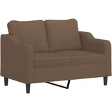 vidaXL 3-dijelni set sofa s jastucima smeđi od tkanine | shoptok.hr